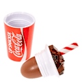 Miniatyrbild 7 av 8: Läppbalsam Lip Smacker Coca - Cola / Fanta Jordgubb Smak Brun