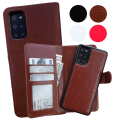Pikkukuva 1 / 6: Tyylikäs nahkakotelo Samsung Galaxy S20 Plus -laitteelle - Leatherlux! Vit