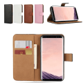 Miniatyrbillede 1 af 9: Glat læder etui til Galaxy S9 - Etui og pung Svart