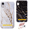 Miniatyrbillede 1 af 8: iPhone Xr - Marmorbeskyttelse Svart