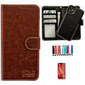 Miniatyrbillede 1 af 3: iPhone 11 - PU Læderpung Etui Brun