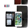 Miniatyrbillede 1 af 5: iPhone 7/8/SE (2020 & 2022) - PU Læderpung Etui Svart