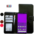 Pikkukuva 1 / 10: Sony Xperia 10 II - PU nahkainen lompakkokotelo Brun