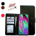 Miniatyrbillede 1 af 10: Samsung Galaxy A40 - PU Læder Pung Etui Svart