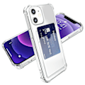 Miniatyrbillede 5 af 10: iPhone 11 - Kort etui Beskyttelse Transparent Grå