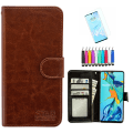 Miniatyrbillede 1 af 3: Huawei P30 Pro - PU Læder Pung Etui Svart
