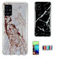 Pikkukuva 1 / 5: Suojaa Galaxy A51 -puhelimesi marmorisella suojakotelolla! Svart