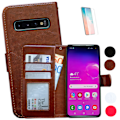 Miniatyrbillede 1 af 10: Samsung Galaxy S10 - PU Læder Pung Etui Rosa