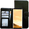 Miniatyrbild 3 av 9: Samsung Galaxy S8 Plus - Läderfodral / Magnet Skal Svart