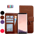 Miniatyrbild 1 av 10: Samsung Galaxy S8 - Läderfodral/Skydd Rosa