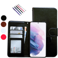 Miniatyrbillede 1 af 10: Samsung Galaxy S23 - PU Læder Pung Etui Brun