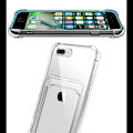 Pikkukuva 4 / 10: iPhone 7 Plus / 8 Plus - Korttikotelo Suoja Läpinäkyvä