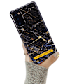 Miniatyrbillede 4 af 7: Samsung Galaxy S20 - Beskyttelse af etui Blomster / Marmor Svart