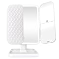 Miniatyrbild 2 av 7: LED Sminkspegel med 1x/2x/3x Förstoring, Pekskärm, Vikbart Sta Vit