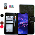 Miniatyrbillede 1 af 10: Huawei Mate 20 Lite - PU Læder Pung Etui Vit