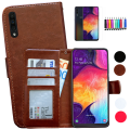 Miniatyrbillede 1 af 10: Samsung Galaxy A50 - PU Læderpung Etui Rosa