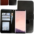 Pikkukuva 1 / 8: Samsung Galaxy S8 - PU Nahkainen Lompakkokotelo Brun