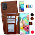 Miniatyrbillede 1 af 10: Beskyt din Galaxy A71 - Læder etui! Svart