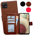 Miniatyrbillede 1 af 10: Samsung Galaxy A22 5G - PU Læder Pung Etui Brun