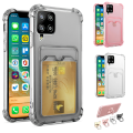 Miniatyrbillede 1 af 10: Samsung Galaxy A12 / A12 5G - Kortbeskyttelsesetui Transparent Grå