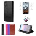 Pikkukuva 1 / 5: Suojaa Huawei P20 Pro - Nahkakotelo! Brun