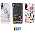 Miniatyrbillede 1 af 7: Huawei P20 Pro - Beskyttelse af blomster / marmor Svart