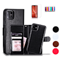 Miniatyrbillede 1 af 9: iPhone 12 Mini - PU Læder Pung Etui Svart