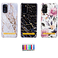 Miniatyrbillede 1 af 7: Samsung Galaxy S20 - Beskyttelse af etui Blomster / Marmor Svart