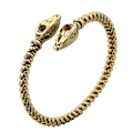 Miniatyrbillede 1 af 4: Snaketail boheme smykker vikings armbånd Bronze one size