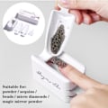 Pikkukuva 1 / 8: Nails Art Dip & Glitter Powder Container Recycling Tray set White one size