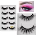 Pikkukuva 3 / 5: Irtoripset 5 para - 3D faux mink (G-603) G603 one size