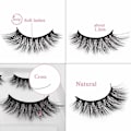 Pikkukuva 4 / 5: Irtoripset 5 para - 3D faux mink (G-603) G603 one size