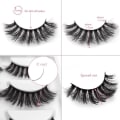 Pikkukuva 2 / 4: Irtoripset 5 para - 3D faux mink (G-800) Black one size