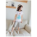 Miniatyrbild 4 av 5: Princess sommar 3D T-shirts & byxor-Elsa-Belle-Rapunzel-Aurora Elsa white 110 cm one size