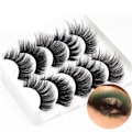 Pikkukuva 5 / 5: Irtoripset 5 para - 3D faux mink (G-55) Black one size