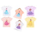 Miniatyrbild 5 av 5: Princess sommar 3D T-shirts & byxor-Elsa-Belle-Rapunzel-Aurora Aurora orange120 cm one size