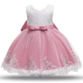 Miniatyrbillede 3 af 5: Princess party dresses with Bow and Headband 90 cm one size