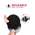 Miniatyrbillede 5 af 6: Makeup børste farve sweeper svamp Black one size