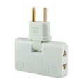 Miniatyrbild 1 av 6: Roterbar Eu Plug Converter 3 In 1 180 graders förlängningsplugg White M
