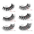 Pikkukuva 4 / 4: Irtoripset 5 para - 3D faux mink (G-603) Black one size