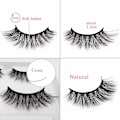 Pikkukuva 3 / 4: Irtoripset 5 para - 3D faux mink (G-603) Black one size