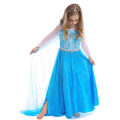 Pikkukuva 5 / 7: Elsa Frozen-tyttövauvan lasten puku + 4 lisävarustetta Blue 150 cm