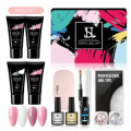 Pikkukuva 1 / 9: 15 kpl Akryyligeeli - Poly Builder Gel Kit UV-lampulla Set # 1 (30ML) one size