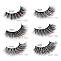 Pikkukuva 4 / 4: Irtoripset 5 para - 3D faux mink (G-605) Black one size