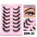 Pikkukuva 1 / 2: 7 paria Cat style Mink ripset - Mink ( QX04) Black one size