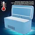 Miniatyrbild 8 av 8: Bärbar kylare för insulin och biologiska reagens, touchkontroll och LED-display kylskåp, håller temperaturen mellan 2-18 grader Celsius, kompakt &