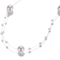 Miniatyrbild 7 av 8: 75m Pearl String Beads, Fishing Line Aritificial Pears Plastic