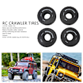 Miniatyrbild 7 av 8: 4 st 1/10 RC Crawler Däck Slitstarka Bra Grepp Halkskydd RC Gummihjul Däckset För SCX10