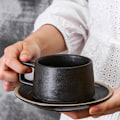 Miniatyrbild 4 av 5: 220 ml keramisk kaffekoppset, lattekopp, enkel keramik