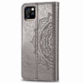 Miniatyrbild 4 av 5: iPhone 11 Pro Max - Mandala Läder Fodral - Grå Grey Grå